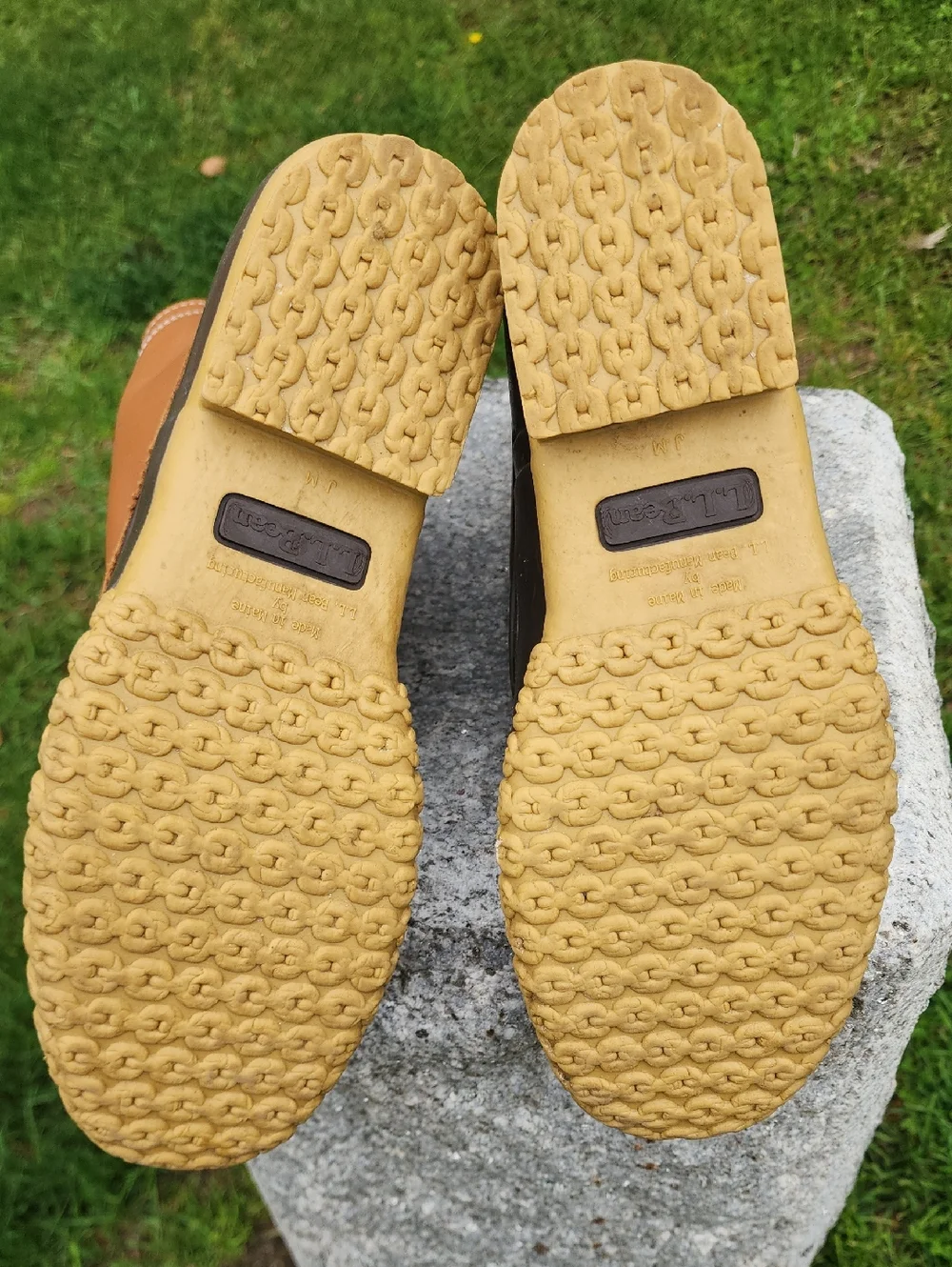 L.L. Bean Two-Tone Duck Boots Men's Size 12